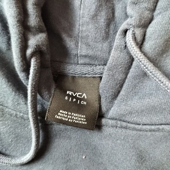 RVCA Blue Hoodie Size Small - Picture 4 of 6